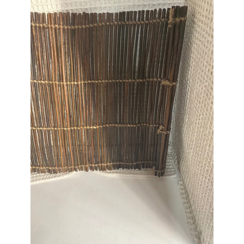 Rustic Unisex Unbranded Twig Mat Table Runner OS Brown